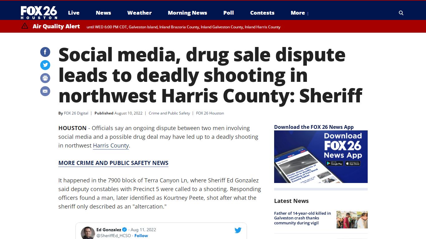 Social media, drug sale dispute leads to deadly shooting in northwest ...