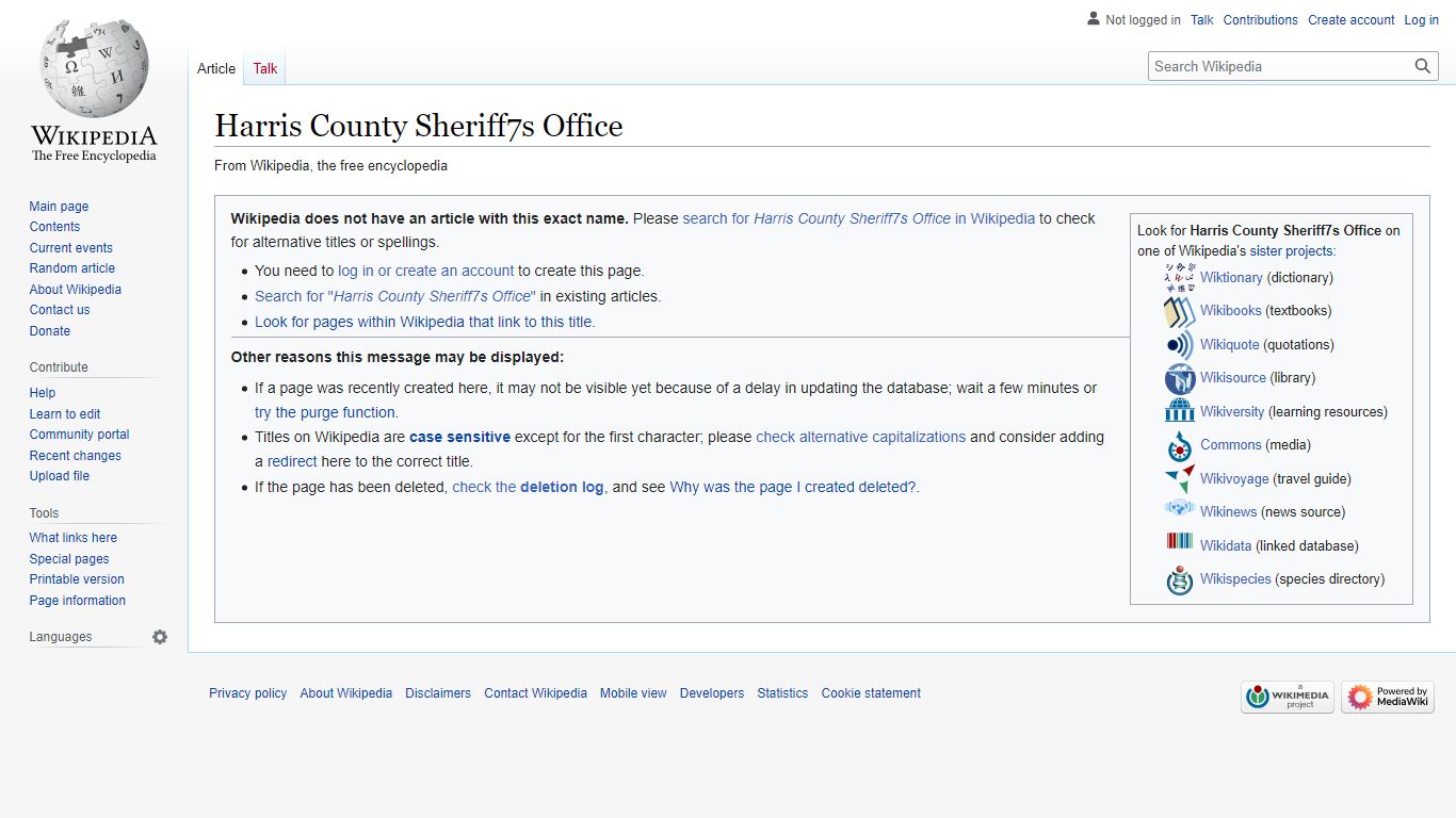 Harris County Sheriff's Office - Wikipedia